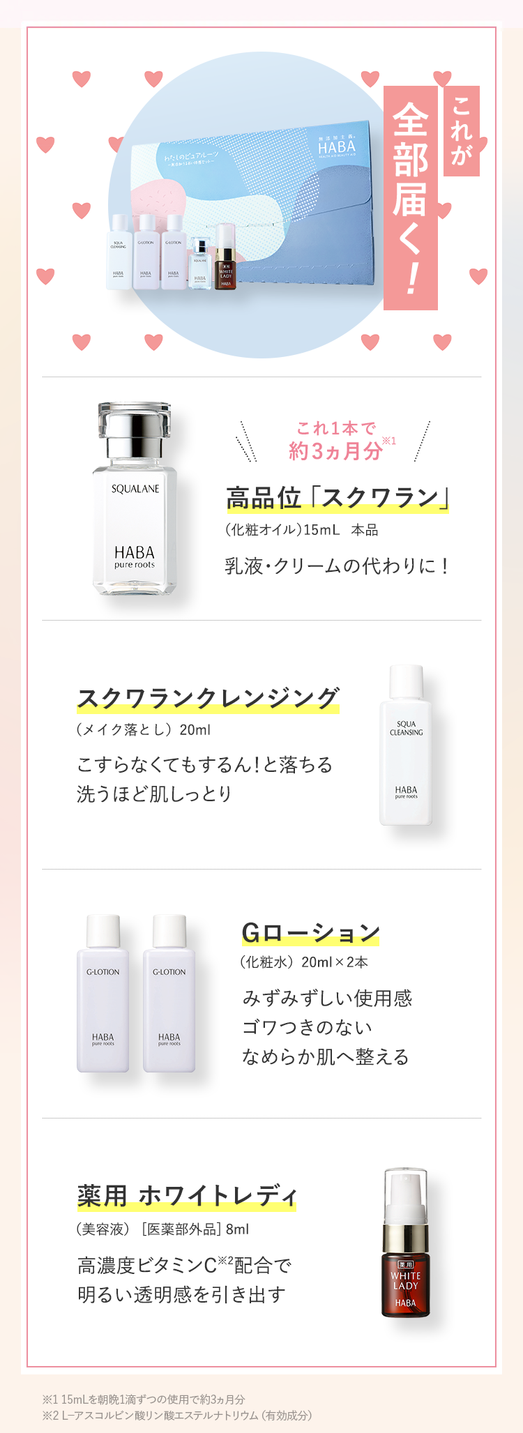 これが全部届く！